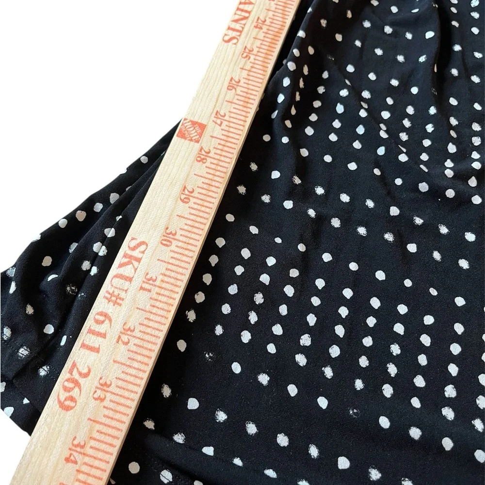 Tommy Bahama Dunmore Dot Black Dress Tassel Ties Size Medium Summer Boho Resort - Picture 4 of 8